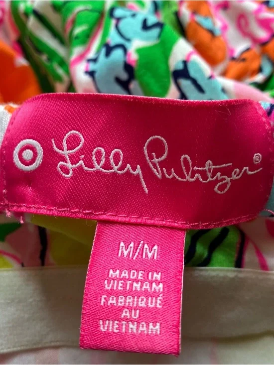 Lilly Pulitzer for Target Nosey Posey Floral Strapless Maxi Dress size Medium - Picture 5 of 10